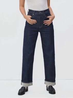 Everlane Way High Jean Indigo Rinse